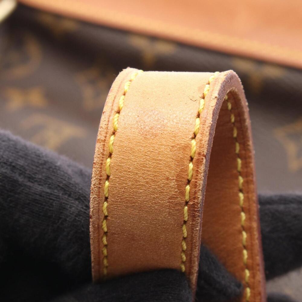 LOUIS VUITTON Brown Monogram Leather Backpack - Picture 11 of 13